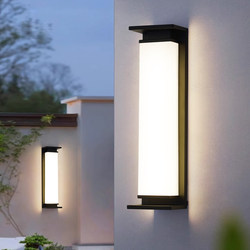 Outdoor Wall Lamp Solar-Powered Courtyard Waterproof Villa Entrance Pillar Garden Fence Balcony Aisle Outdoor Home Lamp
