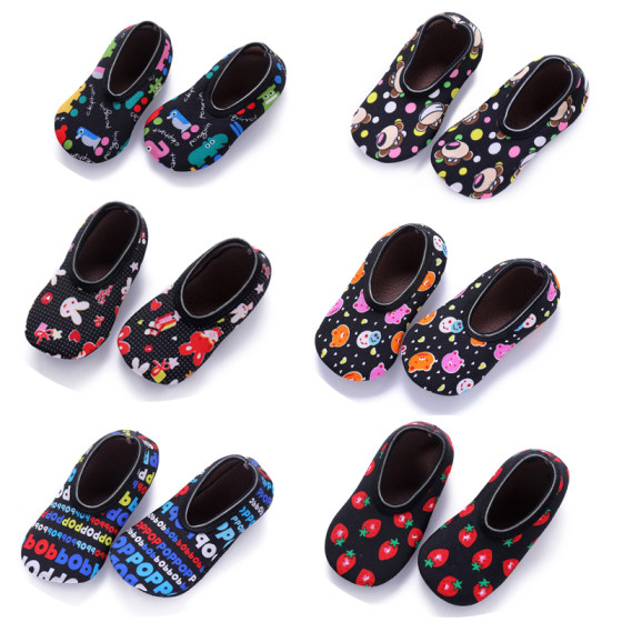 Early teach children's floor socks, indoor air -conditioned shoe covers, men and women, anti -sliding socks, shoes socks, spring and autumn and winter
