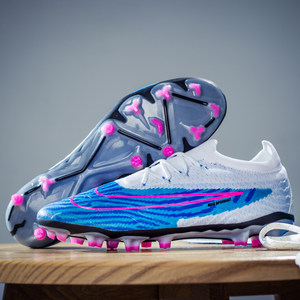 Cristiano Ronaldo's Breathable New Artificial Grass Football Shoes, Men's and Women's Long Nails, Ag Shattered Nails, TF Student and Children's Adult Training