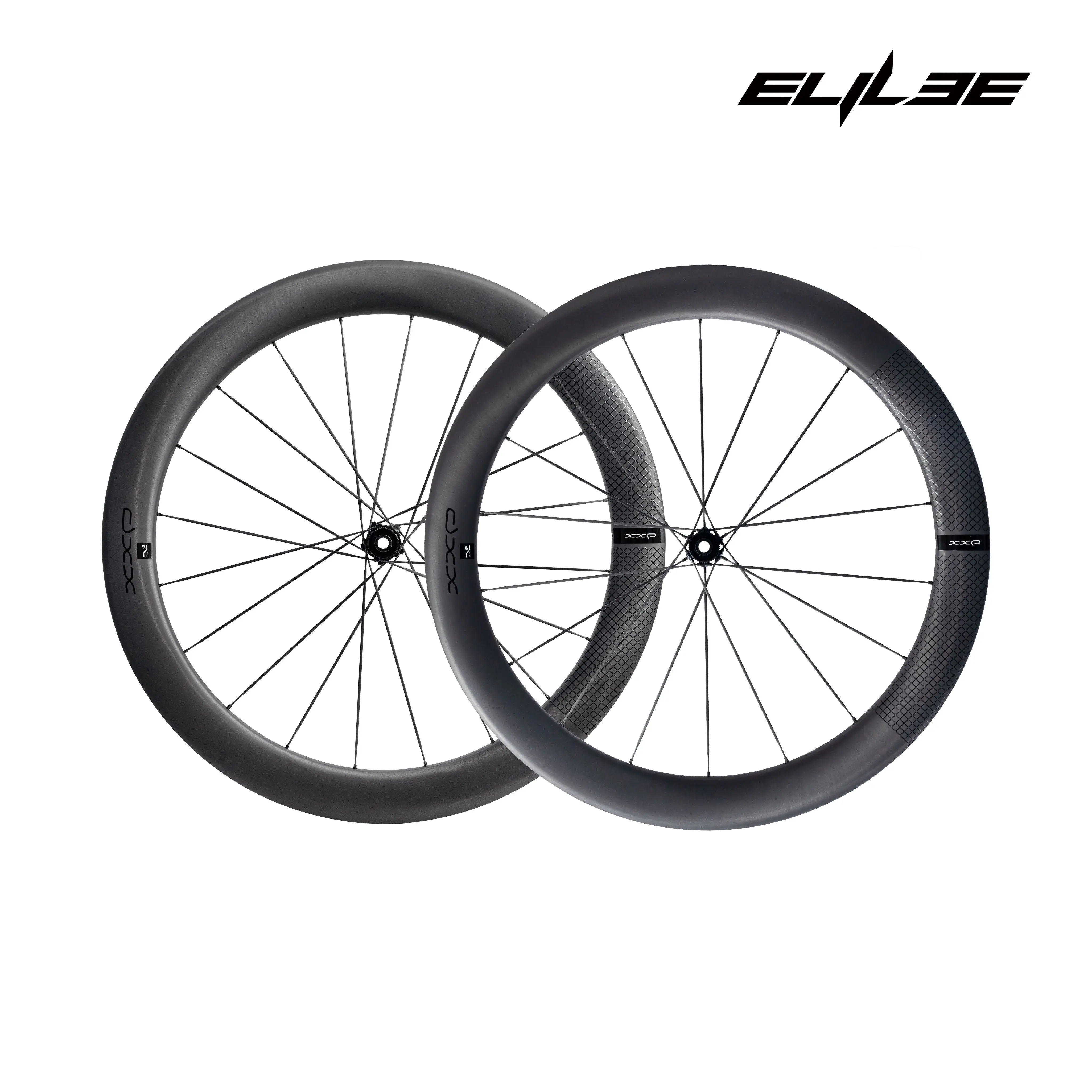 ELILEE XXE轮组X58新款碳纤维轮组超轻碳辐条碟刹58框1250g