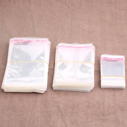 Transparent Self-Adhesive Bags, Disposable Self-Sealing Bags, Food Packaging Bags, Storage Bags for Small Accessories