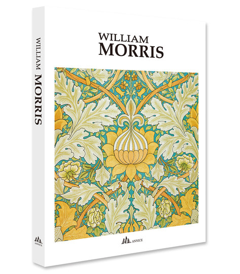 William Morris 画集 正版William Morris 威廉莫里斯画集经典作品与素描精装繁体中文版彩铅
