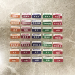 In-Stock Acrylic Name Tags with Magnets, Work Id Cards, Transparent Name Tags, New Style Badges