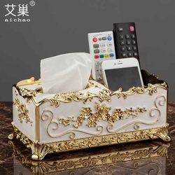 Tissue Box for Home Use in the Living Room Coffee Table, Creative and Cute Nordic Light Luxury ins Multifunctional Remote Control Storage Tissue Box