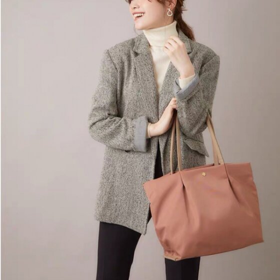 
Japanese miszappatos weight loss multi-layer partitioned tote bag ultra-light large-capacity computer bag commuter bag