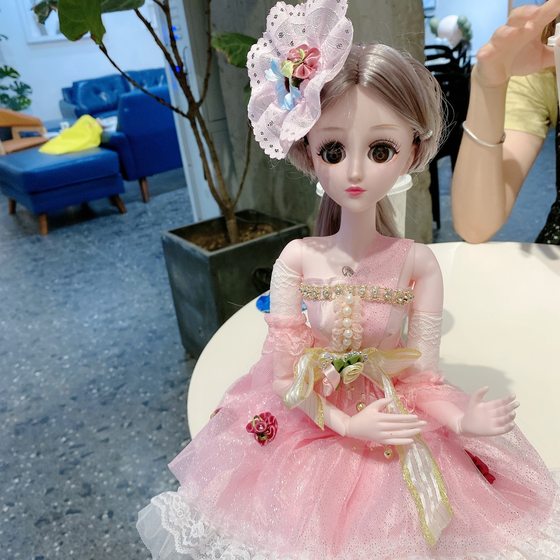 
60 cm baby doll dress children's toy girl doll clothes fairy wedding dress dress up gift