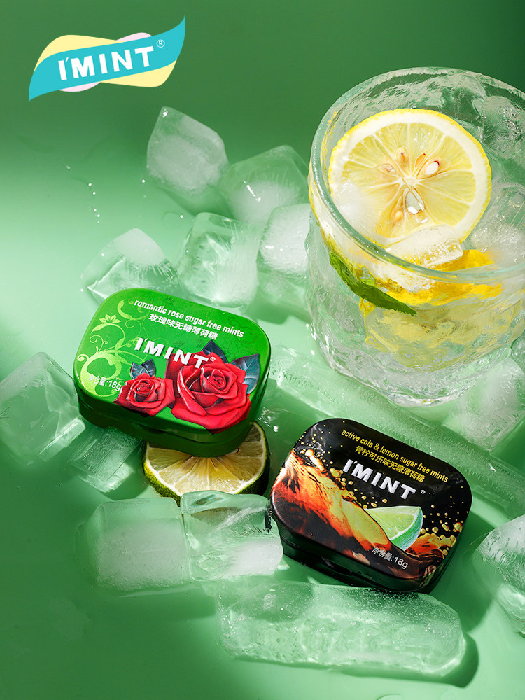 Instant Mints I'mint Sugar-Free Mints - Fresh Breath Candy - 16g