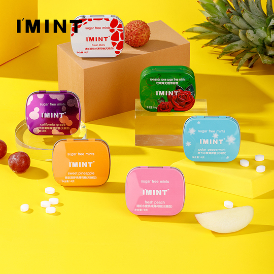 I'mint シュガーフリーミントキャンディ - 16gボックス