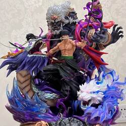 One Piece Lx Hell King Enma Asura Zoro Gk Figure Trendy Anime Statue Boys' Birthday Gift