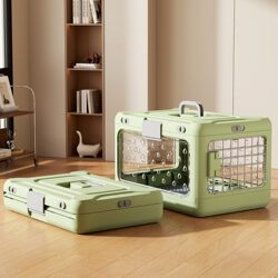 Portable Foldable Pet Cat Carrier for Travel, Airline Approved, Special Car-Mounted Cat Cage, Cat Box, Pet Shipping Box