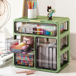 Drawer-Type Desktop Storage Box Office Desk Organizer Miscellaneous Items Stationery Cosmetics Storage Rack Storage Box Dormitory