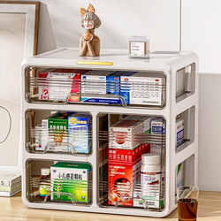 Medicine Box for Home Use, Large Capacity Medicine Storage Box, Drawer-Type Medicine Box, Multi-Layer Medicine Box