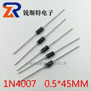 1N4001/1N4004/1N4007 DO-41 cắm trực tiếp diode chỉnh lưu 1A chất lượng cao IN4007