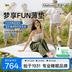 Dream Fun｜Serta Memory Foam Mattress Thin Mat for Home Bedroom, Removable and Washable Tatami Soft Cushion