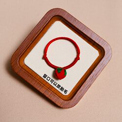 Baby Fetal Hair Bracelet DIY Infant Hair Keepsake LAOSHU Calming and Safe Red String Woven Bracelet with Opening