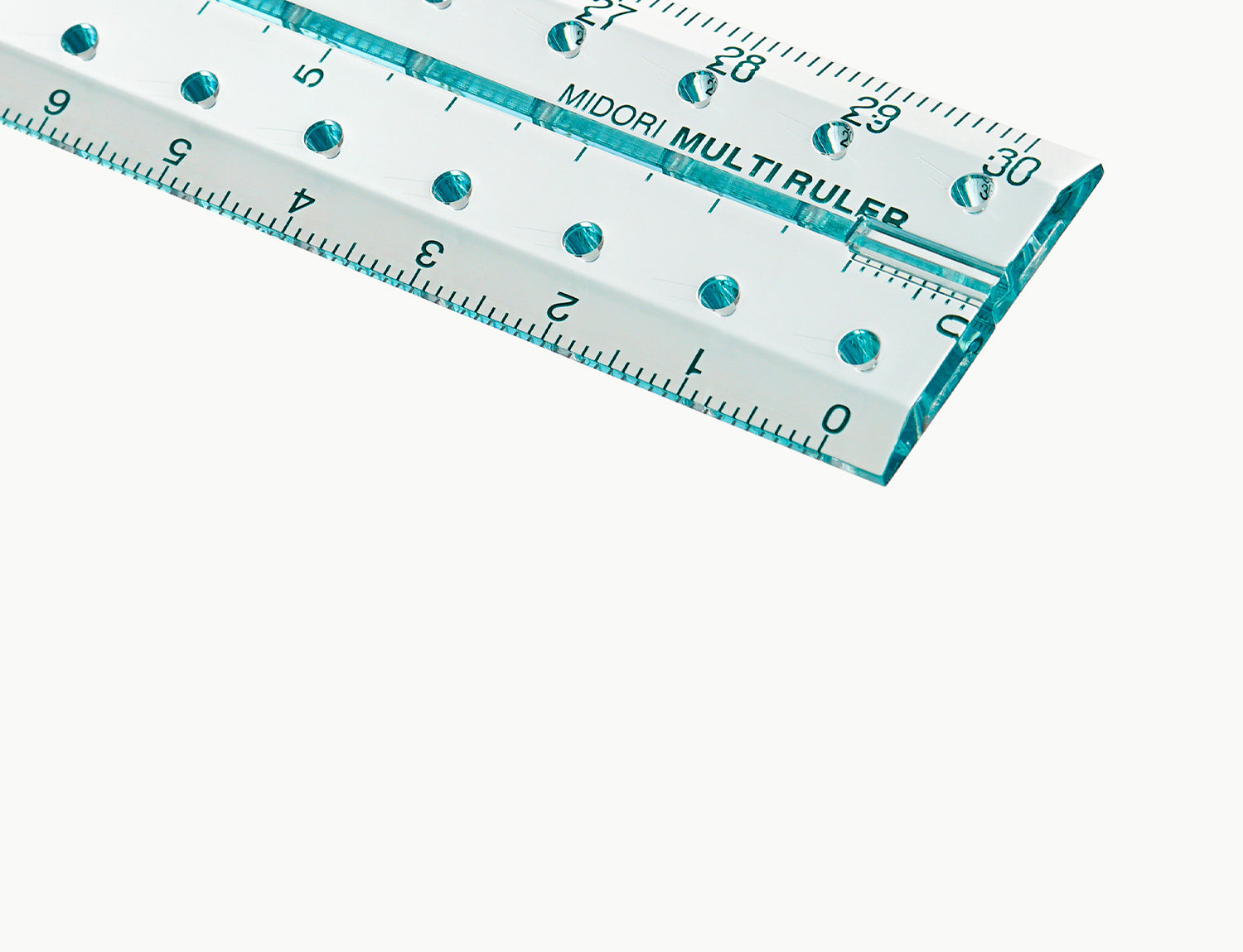 Verrex Meter Ruler Midori Folding Ruler - Vertex Angler with Scale & Vernier Caliper