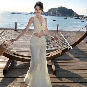 
Special offer 2025 new swimsuit women's one-piece sexy backless bikini hot spring vacation swimsuit