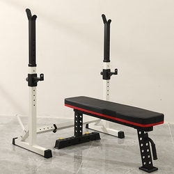 Squat Rack Barbell Rack Home Bench Press Rack Integrated Combination Adjustable Fitness Weight Bench Rack Equipment