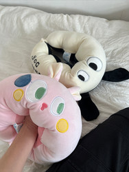 Cute U-Shaped Pillow, Neck Pillow, Student Airplane Travel Pillow, Couple Neck Pillow, Office Lunch Break Pillow Gift