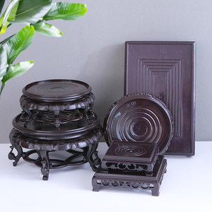 
Flower pot tray plastic round square thickened chassis indoor green plant potted plant rectangular base large bottom bracket