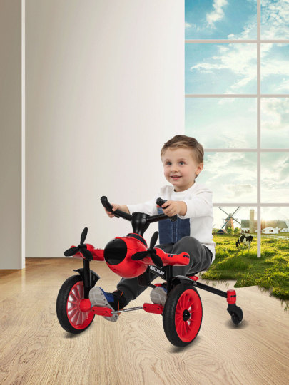 Baby care 三輪車 音楽機能付き ホワイト