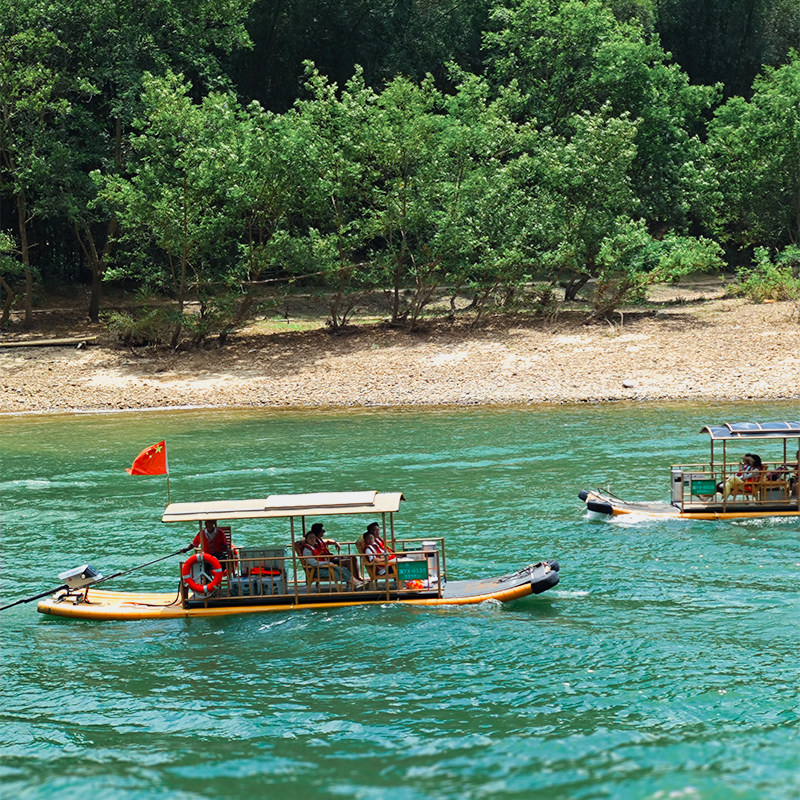 桂林旅游五日游私家小团龙脊梯田阳朔漓江游船竹筏包车纯玩5天4晚