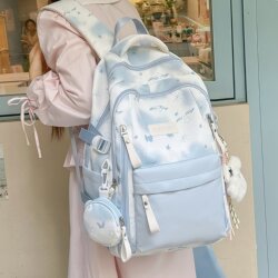 2026 New Style Schoolbag for Female Junior High School Students with Good Looks ins Niche High School Students Lightweight Elementary School Girl Backpack