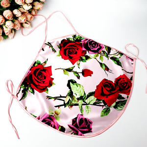 Sexy is difficult to get away from 100%mulberry silk round collar printing sexy adult silk belly, lady lady underwear and pajamas
