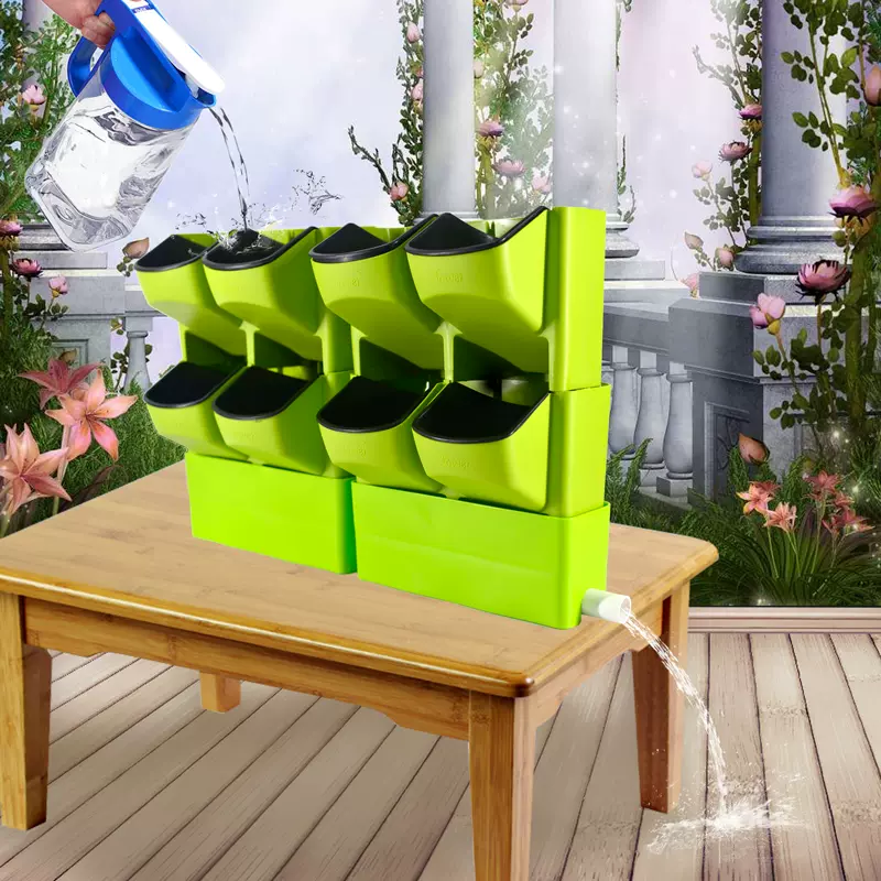 简绿立体组合植物墙花盆专用排水槽室内外绿植背景