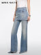 Miss Sixty 25 spring new skirt denim skirt wash multi-button design