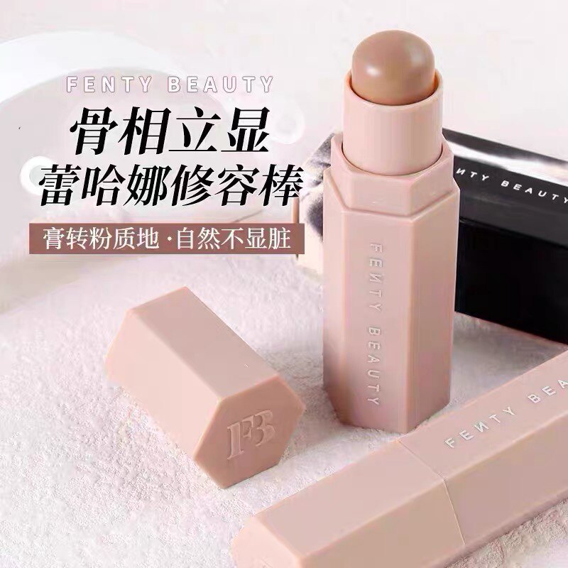 Fenty Beauty Rihanna Contour Stick Nose Shadow Shadow Side Shadow Highlight Янтарный трехмерный крем для контуринга 7 — 1 г