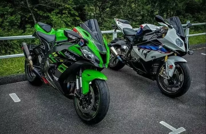 二手川崎大牛小忍者h2r宝马s1000rr双缸400c重机地平线趴