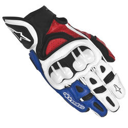 Moto Gp Racing Gloves Motorcycle Riding Gloves Short Motorcycle Full-Finger Gloves Anti-Fall Carbon Fiber Leather