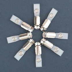 Employee Badge Clip, Doctor and Nurse Badge Holder, Hospital Work Badge Clip, Work Badge Hanger, Employee Id Card Holder, Metal