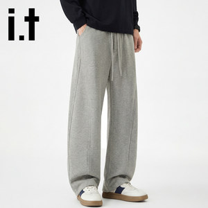 
it:CHOCOOLATE casual pants men's loose straight sweatpants 2026 new spring and autumn wide-leg sports long pants