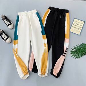 Sports pants women's spring and autumn ins trendy trend, loose, thin, wild pants Student casual foot wearing long pants

