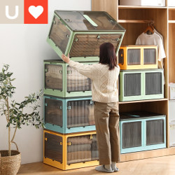 Younai Storage Box Wardrobe Clothes Quilt Storage Organizer Home Folding Book Box Organizing Tool