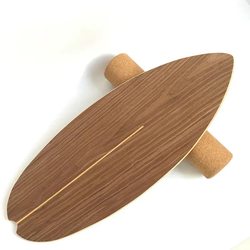 School-Style Land Surfboard Balance Board, Leg Exercise Fitness Sensory Training Equipment for Indoor and Outdoor Use