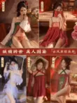 Phong cách ngủ nữ công chúa Hanfu phong cách cổ xưa siêu cổ tích gợi cảm áo ngủ cổ điển trang phục phi tần hoàng gia đồ ngủ đồ lót cung điện tâm trạng han phuc co trang đường phục cổ trang 