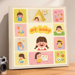 Large-Capacity Interstitial Photo Album, Family Kidsren's and Baby's Growth Record Commemorative Album, 5inch 6inch Photo Storage Albums