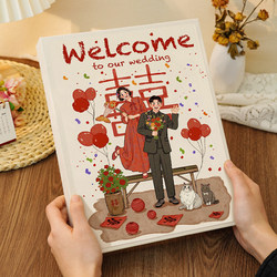 Photo Album for Newlyweds, Love Commemorative Album, Wedding Memoirs, Newlywed Photo Collection, 56inch Polaroid Photo Storage