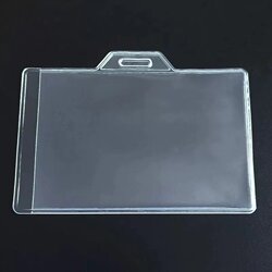 Student Id Card Side-Opening Transparent Soft Film Id Card Holder, Bus Card, Campus Card Protective Card Sleeve