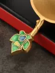 Chengao cloisonné bằng đồng nguyên chất trà rò rỉ trà lọc trà lọc tách trà khung kung fu trà bộ phụ kiện lọc 