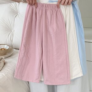 
0-15 years old [Mifu Yamamoto Pants] Summer girls' nine-point straight pants, thin and versatile milo pants casual pants