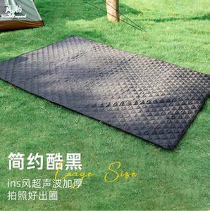 Outdoor ultrasonic spring outing camping picnic mat thickened waterproof moisture-proof cushion picnic cloth beach tent lawn