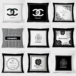 High-End Nordic Luxury Style Pillowcase for Sofa, Bed, or Car, Customizable