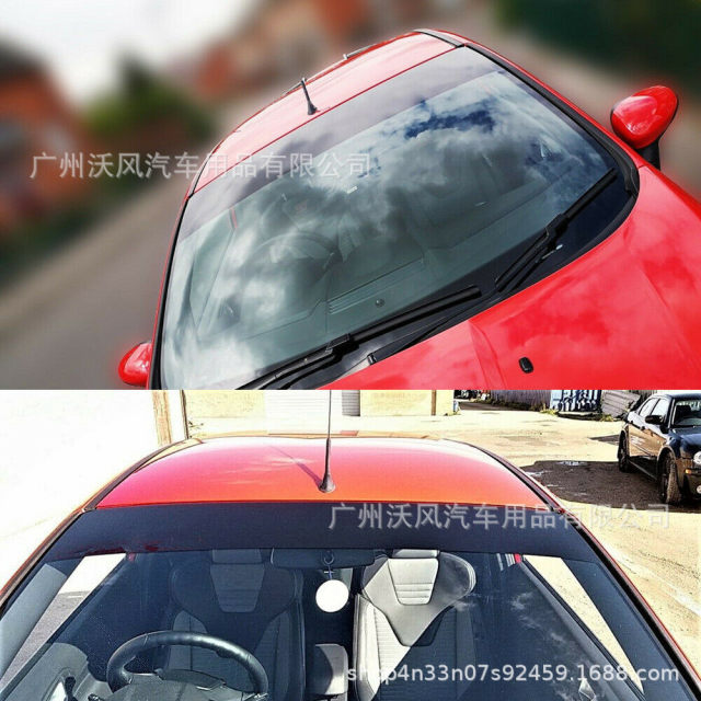 Foreign trade universal front windshield sticker 130*21CM black sun ...