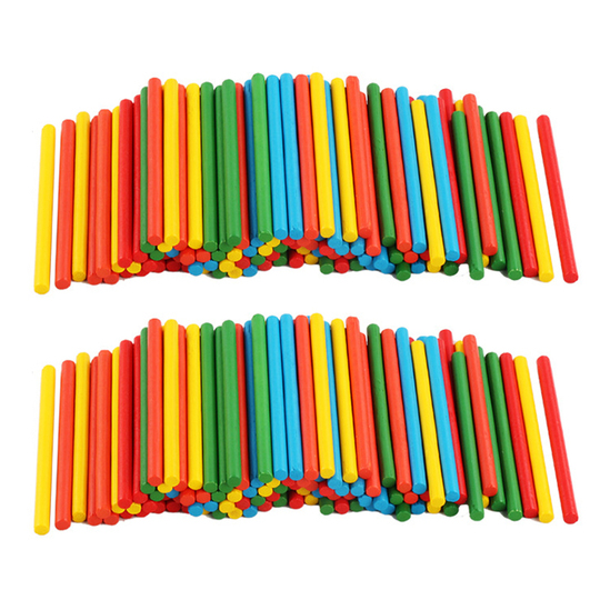 Bâtonnets De Comptage Colorés Pour Enfants - Apprentissage Des Maths, Couleurs Et Motricité - Éducatif Pour Garçons Et Filles