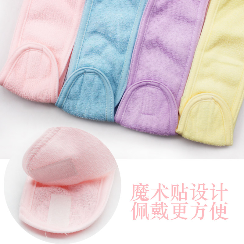 벨크로 헤어밴드, 순면 헤어밴드, 메이크업 페이스백, 터번, 땀흡수 뷰티살롱 스페셜 타투 및 자수용품-