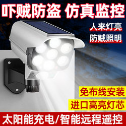 Simulation camera solar outdoor garden light
